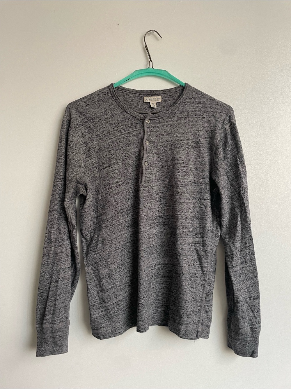J. Crew Knit Goods Henley Long Sleeve Shirt